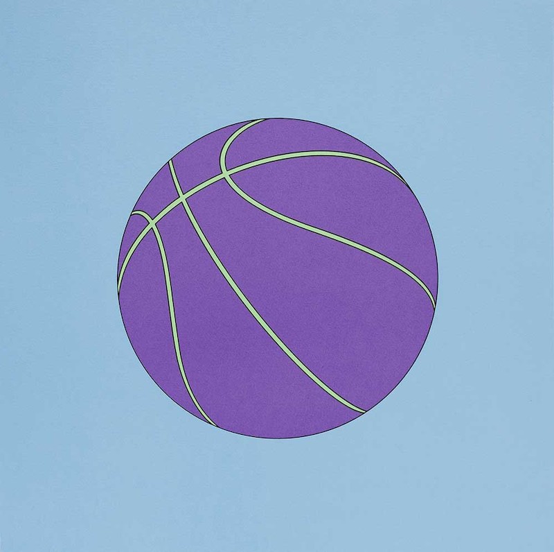 Michael Craig-Martin - Sports Balls (Basketball), 2019, Siebdruck auf Somerset Satin 410 Gramm