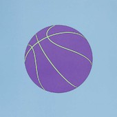 Michael Craig-Martin - Sports Balls (Basketball), 2019, Siebdruck auf Somerset Satin 410 Gramm