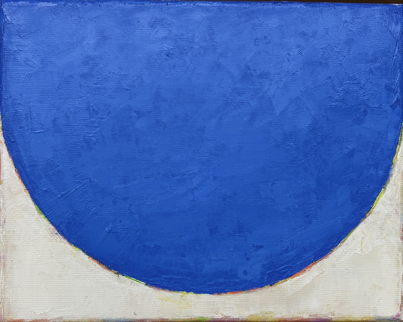Maria Wallenstål-Schoenberg - Cycle Blue, 2024, Oil on canvas