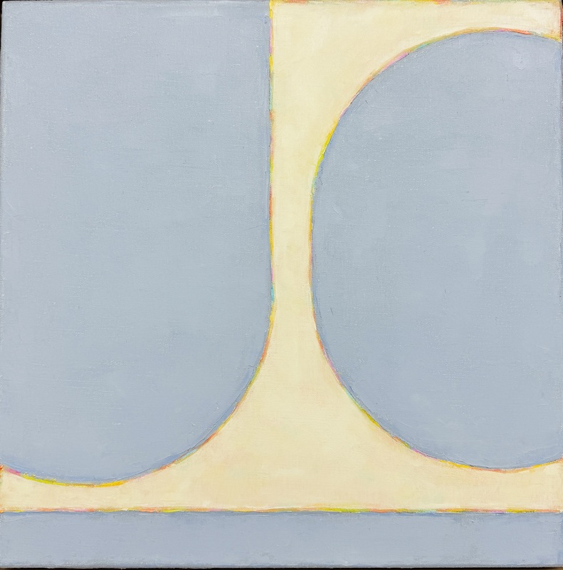Maria Wallenstål-Schoenberg - Cycle Pastel Blue, 2024, Oil on canvas