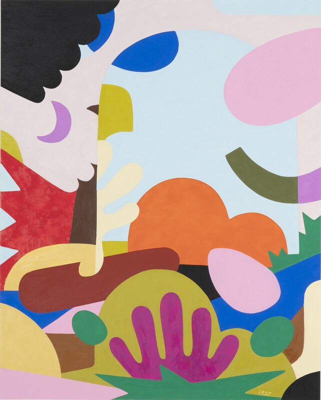 Leonard Korbus - La Alharía, 2025, oil pastel on paper
