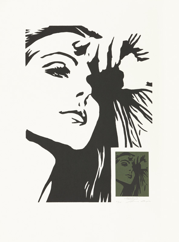 Werner Berges - Holzschnitt: Annett-M. Emma, 2007, Holzschnitt