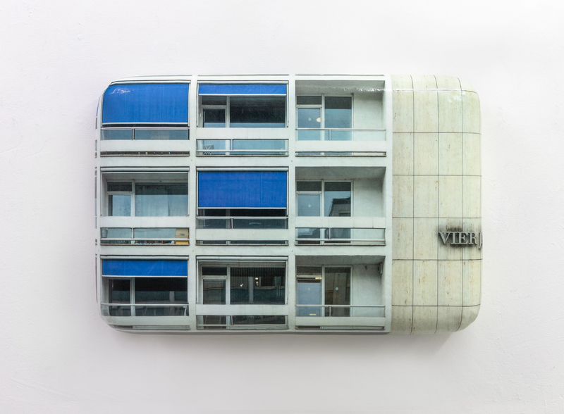 Hein Spellmann - Hotel V, 2023, silicone, acrylic, CLC print, foam, wood