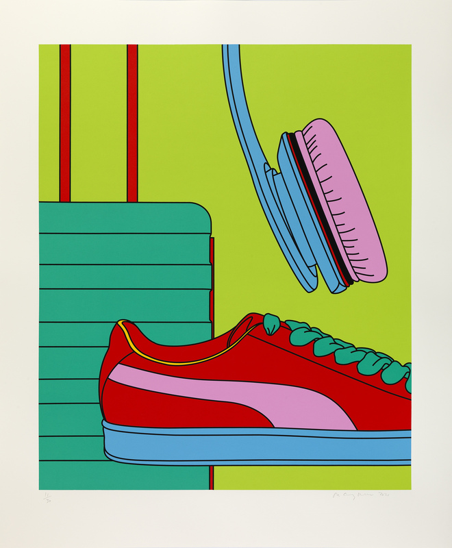 Michael Craig-Martin - Trainer - Intimate Relations II, 2021, Siebdruck auf Somerset Satin 410 g