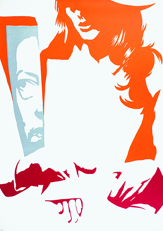 Werner Berges: "Duke (aus der Mappe "top-stars")" (1968)