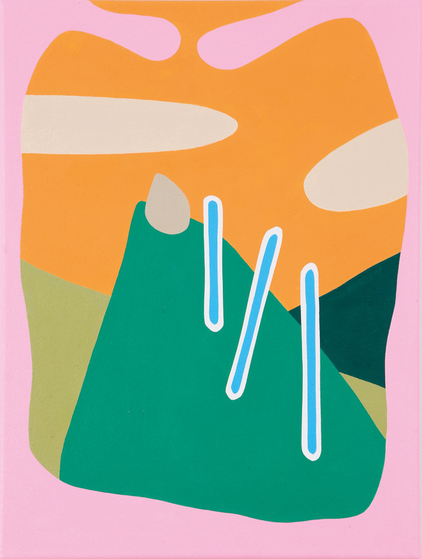 Leonard Korbus - Folgelandschaft_02 (Mount Böhlitz), 2025, Acrylic on canvas