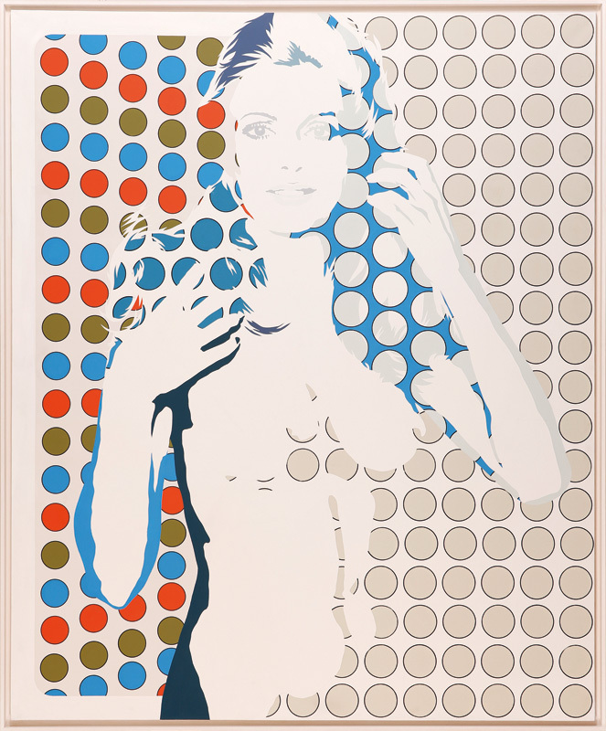 Werner Berges - Miss J, 1970, Acrylic on canvas