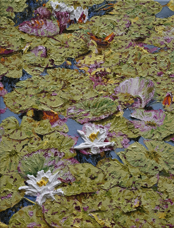 Katharina Gierlach - Nymphaea alba, 2024, Oil on canvas