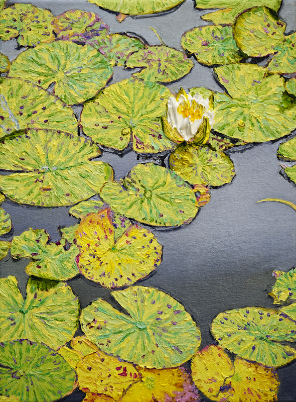 Katharina Gierlach - Nymphaea alba II, 2023, Oil on canvas