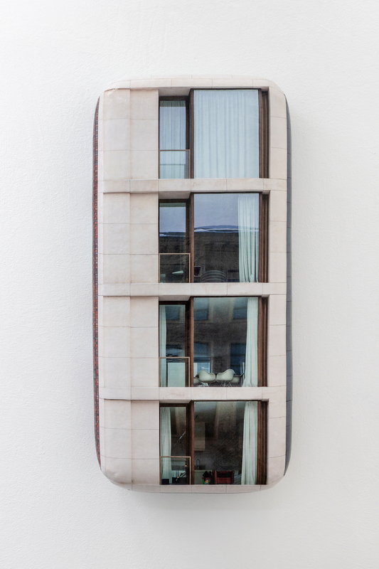 Hein Spellmann - Stadthaus 2, 2025, Silikon, Acryl, CLC-Print, Schaumstoff, Holz