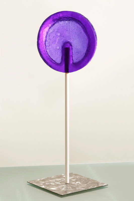 Peter Anton - Grape Lollipop, 2014, mixed media