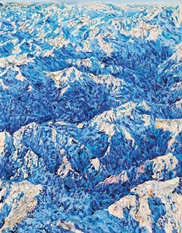 Katharina Gierlach - Alpen IV, 2025, Oil on canvas