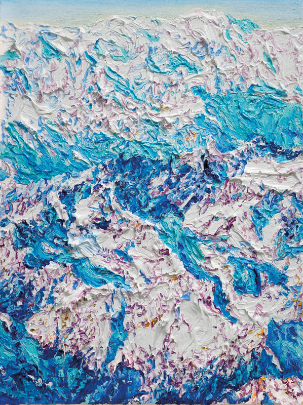 Katharina Gierlach - Alpen II, 2025, Öl auf Leinwand