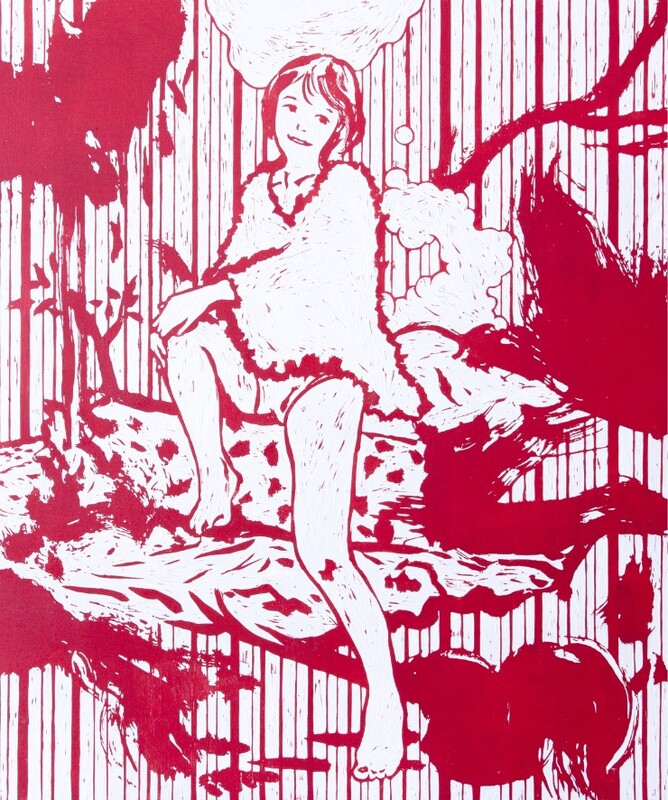 Kenichi Yokono - sitting on a tree, 2019, 