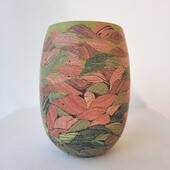 Dorothee Wenz - Leaves 3, 2025, colored clay and porcelain
