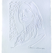 Werner Berges - Emma (geprägt), 2012 / 1969, etching