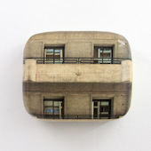 Hein Spellmann - Fassade 412, 2021, silicone, acrylic, CLC print, foam, wood