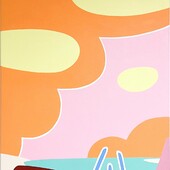 Leonard Korbus - Folgelandschaft_01 (Leipzig_Süd), 2025, Acrylic on canvas