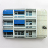 Hein Spellmann - Hotel V, 2023, silicone, acrylic, CLC print, foam, wood