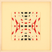 Petra Scheibe Teplitz - 021526, 2018, modified targets, acrylic paint