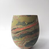 Dorothee Wenz - Landscape, 2025, colored clay and porcelain