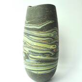 Dorothee Wenz - Mäander, 2023, colored clay and porcelain