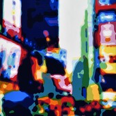 Konrad Winter - Rainy Evening, 2026, Autolack auf Aluminium, manuelle Malerei