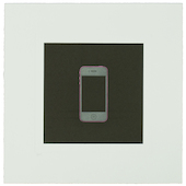 Michael Craig-Martin - The Catalan Suite I and II - iPhone, 2013, etching on Guarro Biblos paper