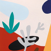 Leonard Korbus - campfire_3, 2024, oil pastel on paper