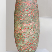 Dorothee Wenz - Arabeske II, 2024, colored clay and porcelain