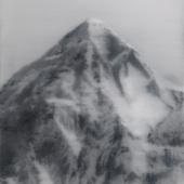 JKB Fletcher - Landmass / Peak, 2025, Oil on wood panel